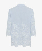 Camisa BRAX FEEL GOOD de rayas con bordado