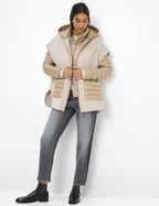 Chaqueta BRAX FEEL GOOD acolchada beige
