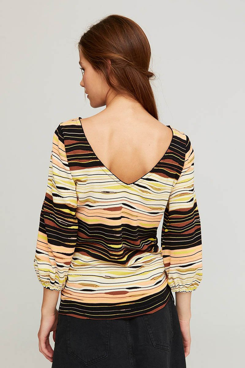 Jersey ALDO MARTINS estampado rayas Corn