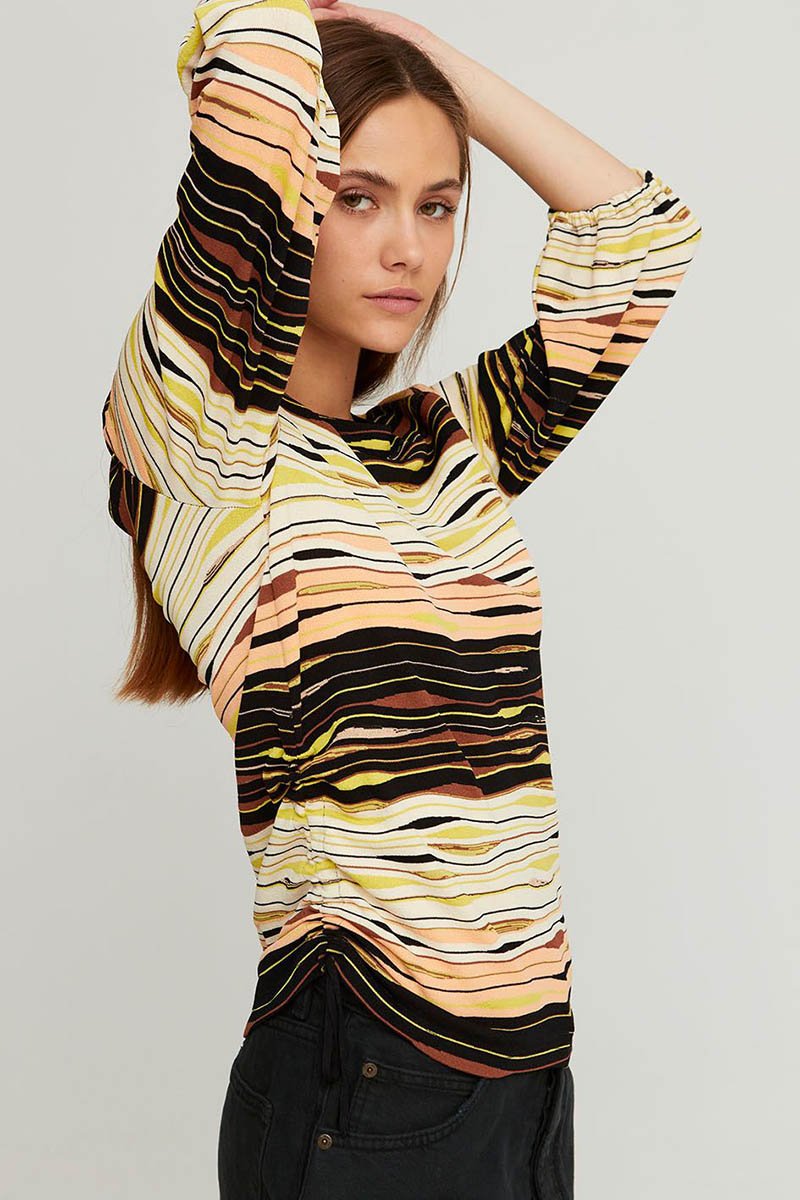 Jersey ALDO MARTINS estampado rayas Corn