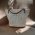 Bolso artesanal blanco Diher