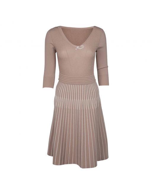 Vestido ELISA CAVALETTI midi en malla de punto