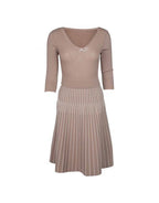 Vestido ELISA CAVALETTI midi en malla de punto