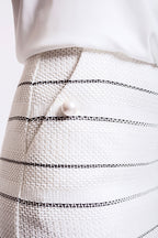 Jupe évasée avec poches latérales