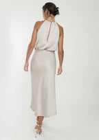 Top ALBA CONDE fluido satinado