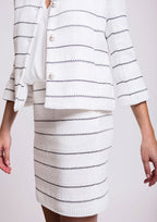 Jupe évasée avec poches latérales