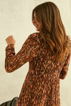 Vestido GUITARE largo estampado Fanny