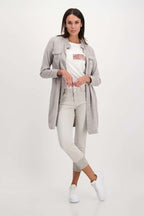 Pantalón MONARI jeans cropped pedrería